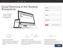 Tablet Screenshot of kronopress.com